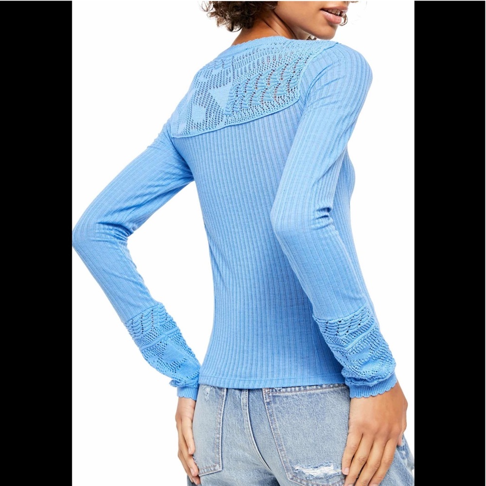 Colette Scallop Neck Trim Knit Sweater - Picture 2 of 5